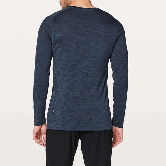 Lululemon Metal Vent Tech Surge Long Sleeve Nautical Navy XL - Picture 2 of 8